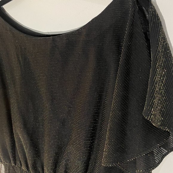 Vintage 70's Metallic Disco Dress/Tunic by Mara J Jrs. of California - Picture 5 of 7